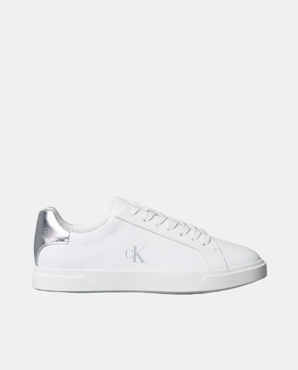 Calvin Klein — Кроссовки, кожа с металлическим отливом