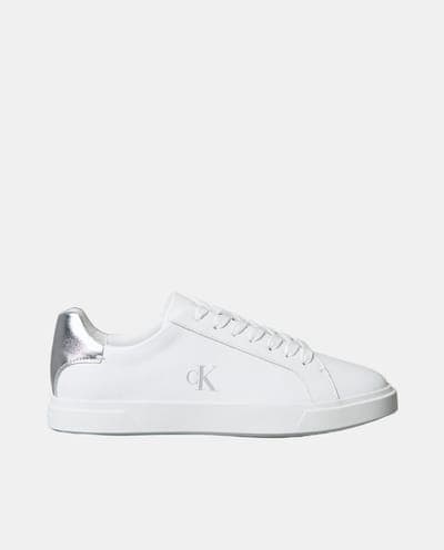 Calvin Klein — Кроссовки, кожа с металлическим отливом 1