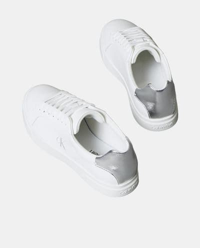 Calvin Klein — Кроссовки, кожа с металлическим отливом 3