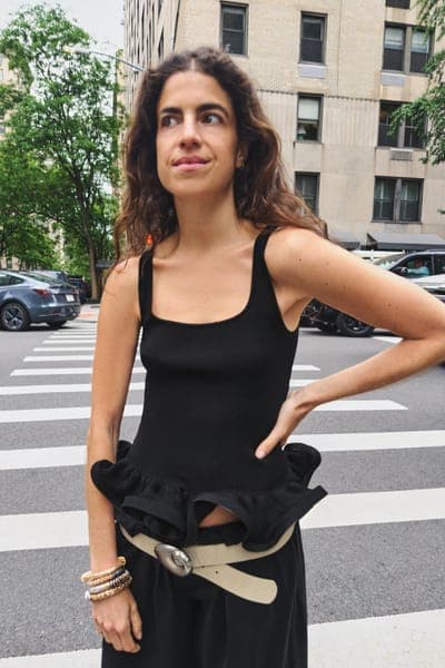 Zara — Ремень замшевый с пряжкой-ракушкой 2