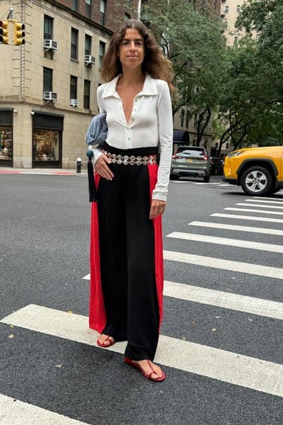 Zara — Пояс металлический с цветными камнями 1
