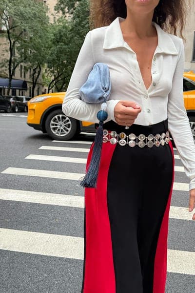 Zara — Пояс металлический с цветными камнями 3