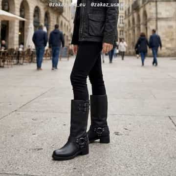 Черные ботинки Steve Madden 2