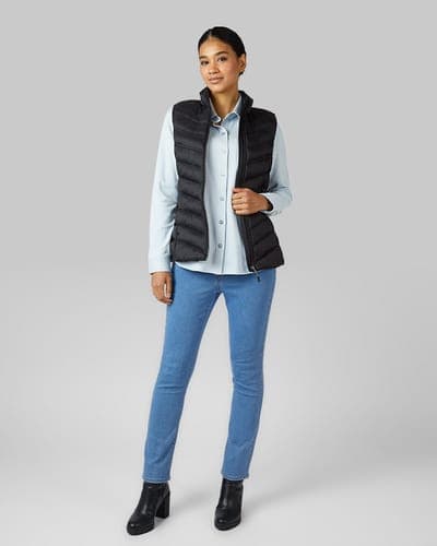 WOMEN'S LIGHTWEIGHT PACKABLE VEST 4