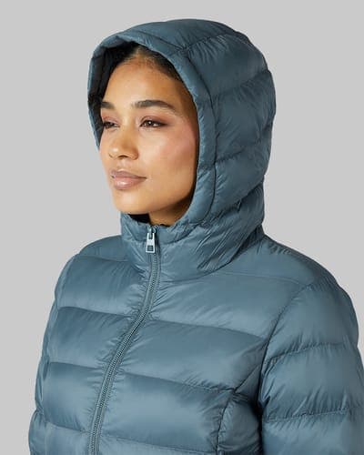 WOMEN'S LIGHTWEIGHT PACKABLE HOODED JACKET 16