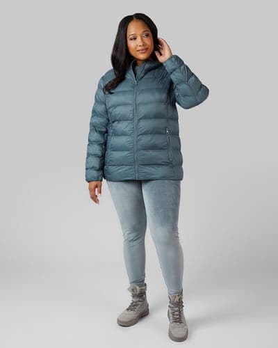 WOMEN'S LIGHTWEIGHT PACKABLE HOODED JACKET 24