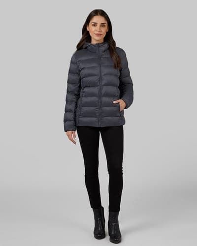 WOMEN'S LIGHTWEIGHT PACKABLE HOODED JACKET 30