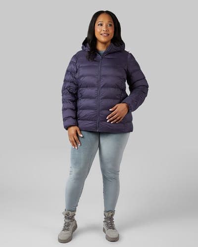 WOMEN'S LIGHTWEIGHT PACKABLE HOODED JACKET 48
