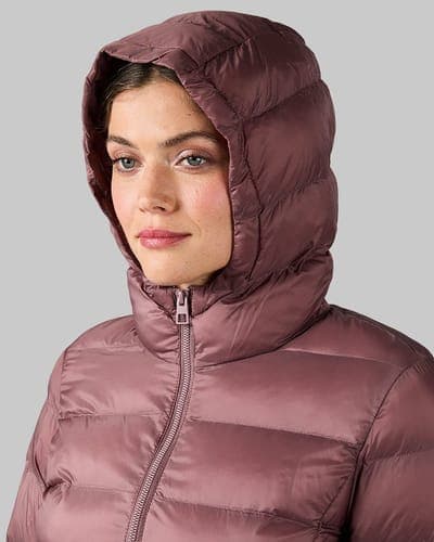 WOMEN'S LIGHTWEIGHT PACKABLE HOODED JACKET 58