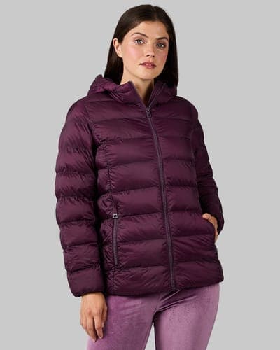 WOMEN'S LIGHTWEIGHT PACKABLE HOODED JACKET 61
