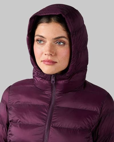 WOMEN'S LIGHTWEIGHT PACKABLE HOODED JACKET 64