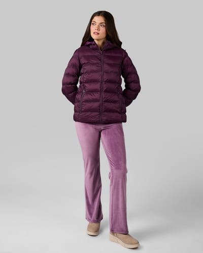 WOMEN'S LIGHTWEIGHT PACKABLE HOODED JACKET 66