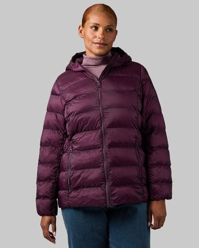 WOMEN'S LIGHTWEIGHT PACKABLE HOODED JACKET 74