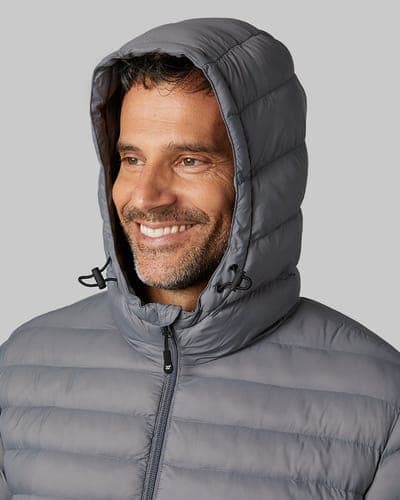 MEN'S LIGHTWEIGHT PACKABLE HOODED JACKET 34