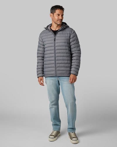 MEN'S LIGHTWEIGHT PACKABLE HOODED JACKET 36