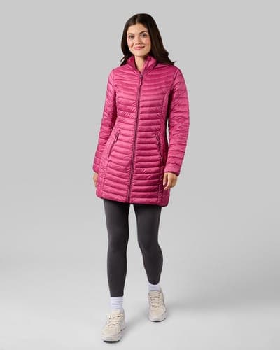 WOMEN'S ULTRA-LIGHT DOWN PACKABLE 3/4 JACKET 12