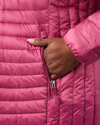 WOMEN'S ULTRA-LIGHT DOWN PACKABLE 3/4 JACKET 15