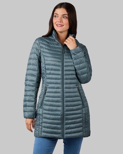 WOMEN'S ULTRA-LIGHT DOWN PACKABLE 3/4 JACKET 19