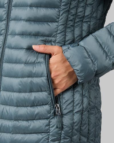 WOMEN'S ULTRA-LIGHT DOWN PACKABLE 3/4 JACKET 21
