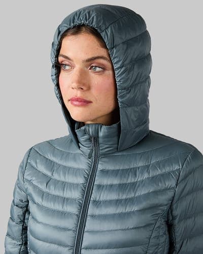 WOMEN'S ULTRA-LIGHT DOWN PACKABLE 3/4 JACKET 22