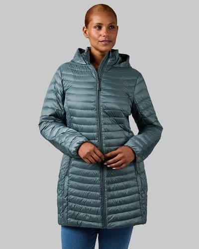WOMEN'S ULTRA-LIGHT DOWN PACKABLE 3/4 JACKET 25