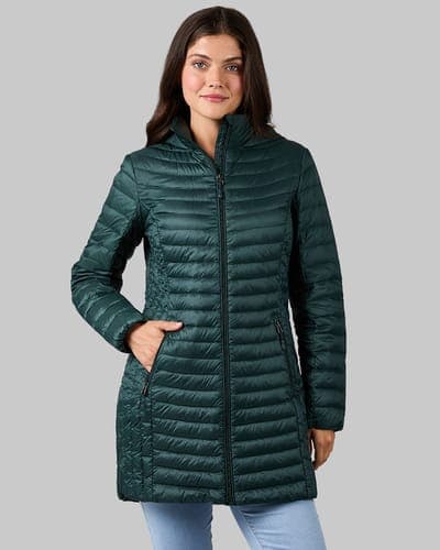 WOMEN'S ULTRA-LIGHT DOWN PACKABLE 3/4 JACKET 31