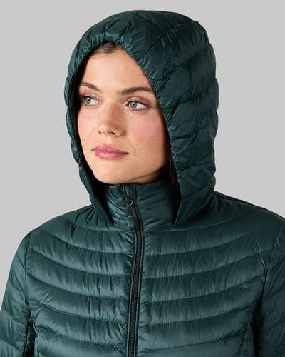 WOMEN'S ULTRA-LIGHT DOWN PACKABLE 3/4 JACKET 34