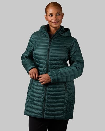 WOMEN'S ULTRA-LIGHT DOWN PACKABLE 3/4 JACKET 37