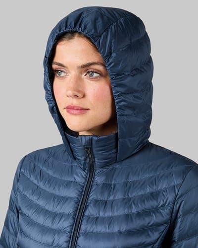 WOMEN'S ULTRA-LIGHT DOWN PACKABLE 3/4 JACKET 58