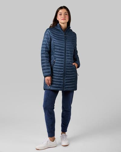 WOMEN'S ULTRA-LIGHT DOWN PACKABLE 3/4 JACKET 60