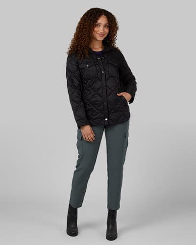 WOMEN'S LIGHTWEIGHT PACKABLE SHIRT JACKET 4