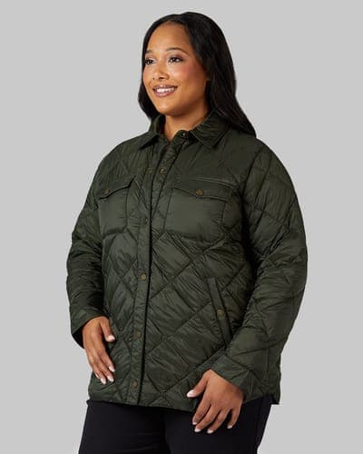 WOMEN'S LIGHTWEIGHT PACKABLE SHIRT JACKET 13