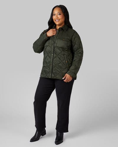 WOMEN'S LIGHTWEIGHT PACKABLE SHIRT JACKET 16