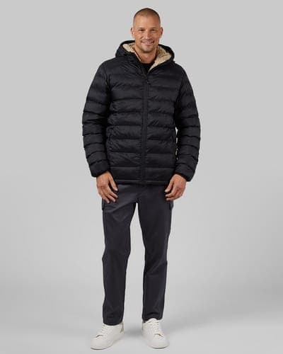 MEN'S HOODED SHERPA-LINED JACKET 6