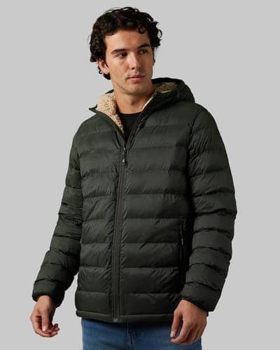 MEN'S HOODED SHERPA-LINED JACKET 7