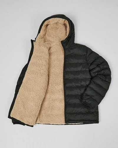 MEN'S HOODED SHERPA-LINED JACKET 8