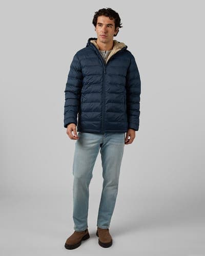 MEN'S HOODED SHERPA-LINED JACKET 18
