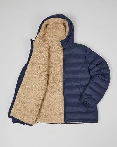 MEN'S HOODED SHERPA-LINED JACKET 20