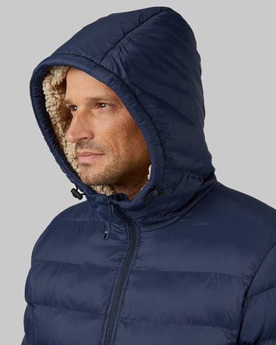 MEN'S HOODED SHERPA-LINED JACKET 22