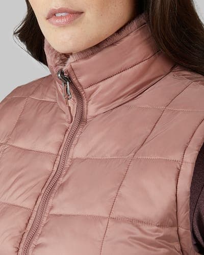 WOMEN'S REVERSIBLE LUXE FUR-LINED VEST 3