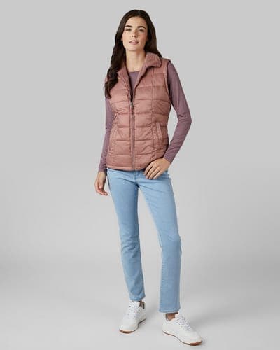WOMEN'S REVERSIBLE LUXE FUR-LINED VEST 6