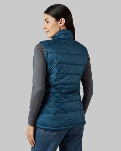 WOMEN'S REVERSIBLE LUXE FUR-LINED VEST 10