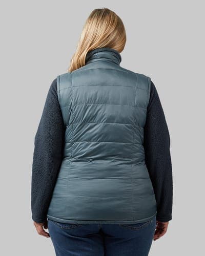 WOMEN'S REVERSIBLE LUXE FUR-LINED VEST 22