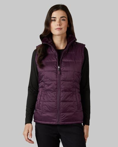 WOMEN'S REVERSIBLE LUXE FUR-LINED VEST 25