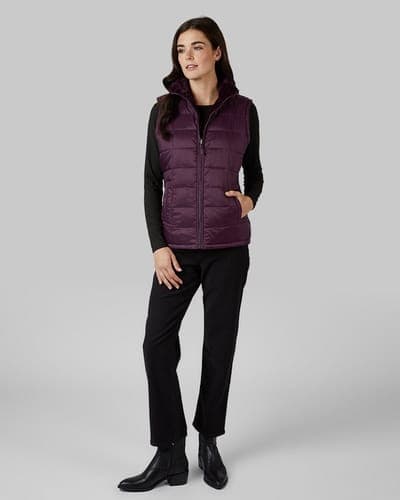 WOMEN'S REVERSIBLE LUXE FUR-LINED VEST 29