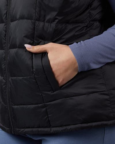 WOMEN'S REVERSIBLE LUXE FUR-LINED VEST 44