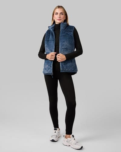 WOMEN'S REVERSIBLE LUXE FUR-LINED VEST 60