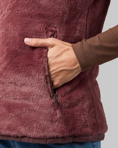 WOMEN'S REVERSIBLE LUXE FUR-LINED VEST 62