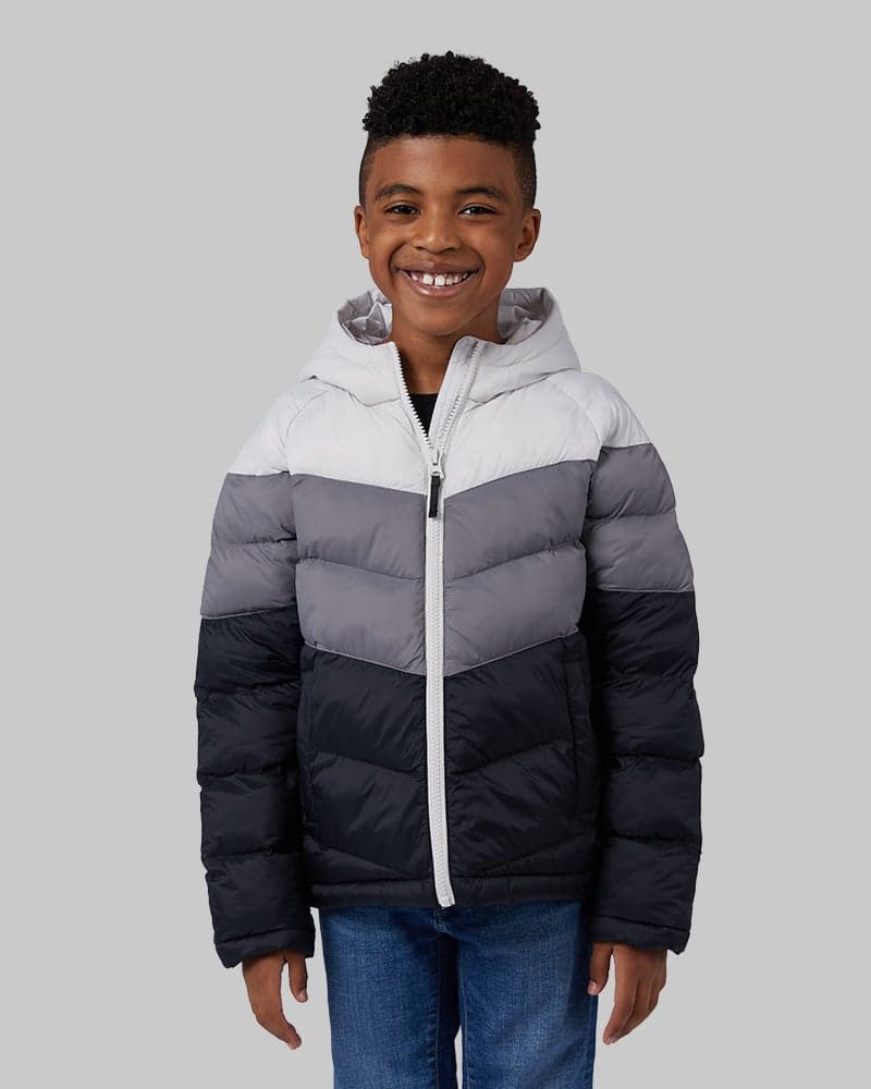 KIDS HOODED PUFFER JACKET
