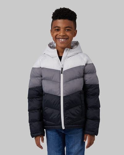 KIDS HOODED PUFFER JACKET 1